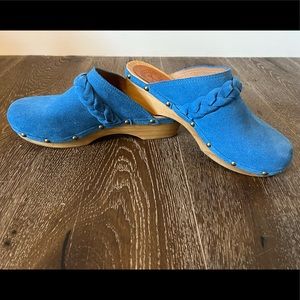 Penelope Chilvers low nubuck suede leather clog